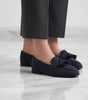 Mocassin Confort en Daim à Franges pour Femme