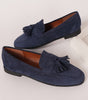 Mocassin Confort en Daim à Franges pour Femme