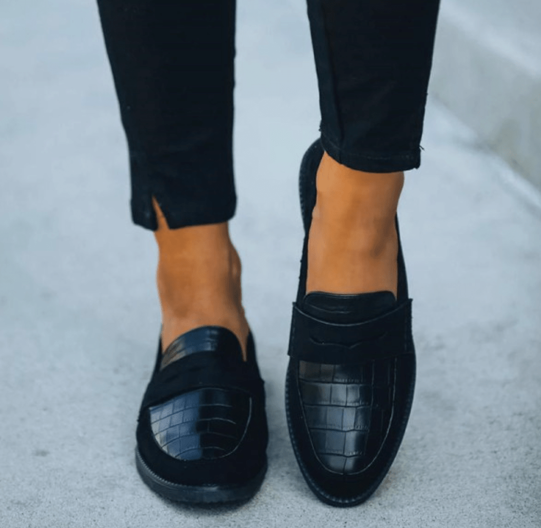 Mocassin Confort Souple en Simili Cuir pour Femme