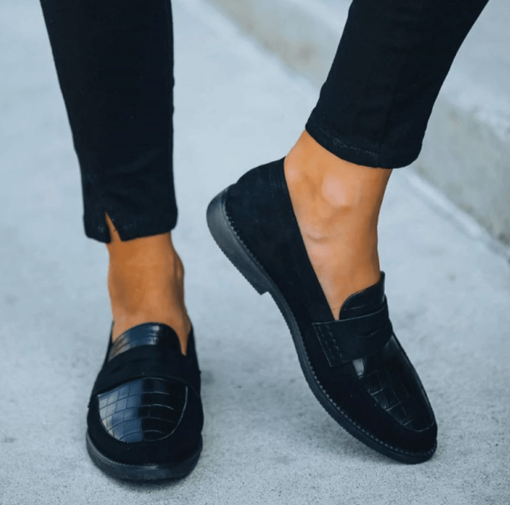 Mocassin Confort Souple en Simili Cuir pour Femme