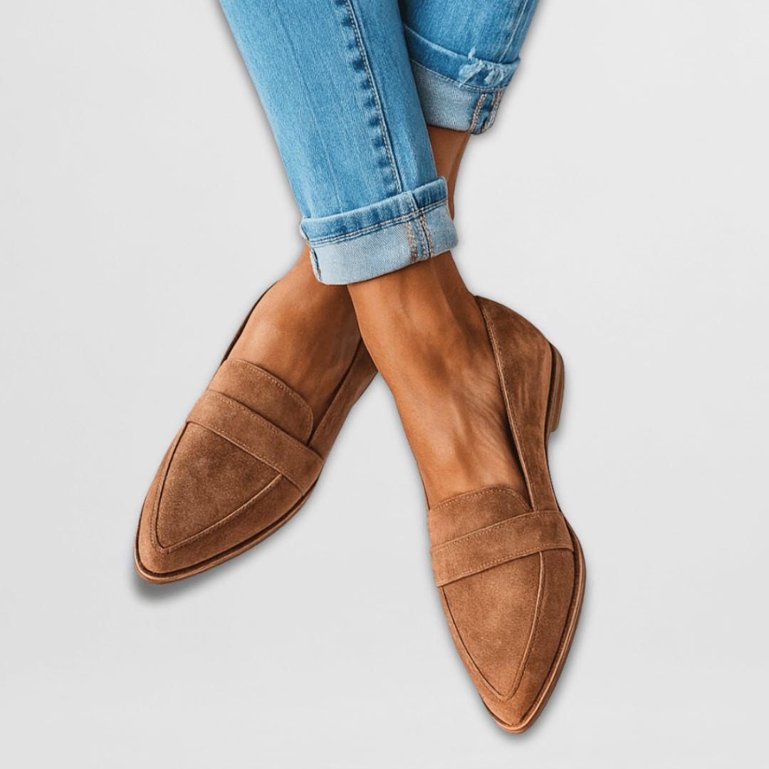 Mocassins en Daim pour Femmes - Emilia Lane