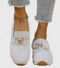 Mocassin Confort et Souple en Maille pour Femme
