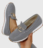 Mocassin Confort et Souple en Maille pour Femme