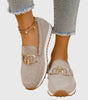 Mocassin Confort et Souple en Maille pour Femme