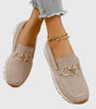 Mocassin Confort et Souple en Maille pour Femme