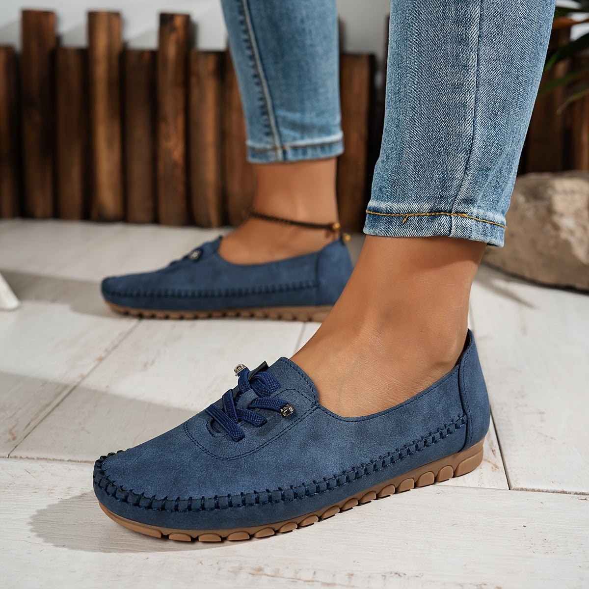 Mocassins Souples à Soutien Intégral pour Femmes - Emilia Lane