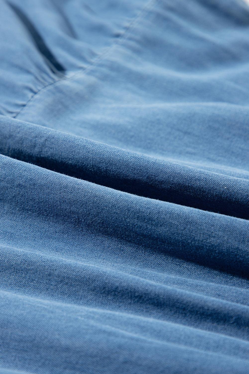 Robe Maxi Sans Manches à Volants pour Femmes