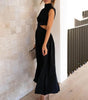 Robe Sans Manches avec Col Montant pour Femmes