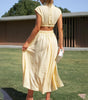Robe Sans Manches avec Col Montant pour Femmes
