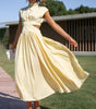 Robe Sans Manches avec Col Montant pour Femmes