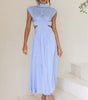 Robe Sans Manches avec Col Montant pour Femmes