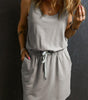 Robe Mini Sans Manches pour Femmes