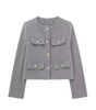 Veste en Tweed Classique pour Femme