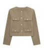 Veste en Tweed Classique pour Femme