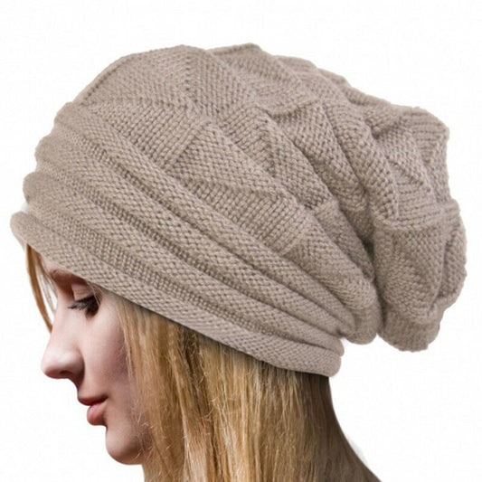 Bonnet en Tricot Confortable pour Femmes