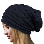 Bonnet en Tricot Confortable pour Femmes