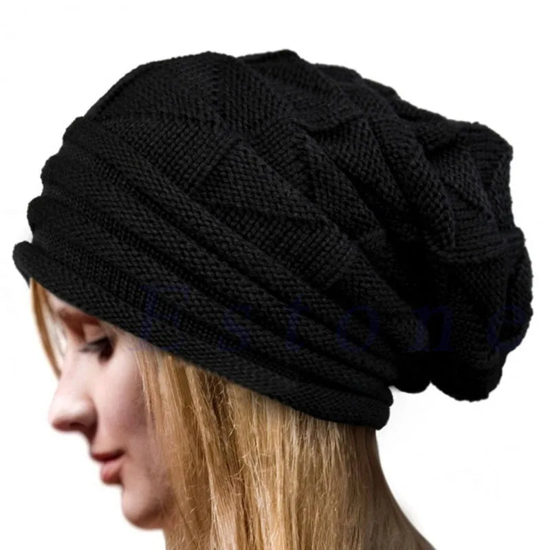 Bonnet en Tricot Confortable pour Femmes