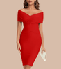 Robe Décolletée en V pour Femmes