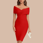 Robe Décolletée en V pour Femmes