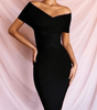 Robe Décolletée en V pour Femmes