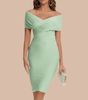 Robe Décolletée en V pour Femmes