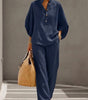 Ensemble Décontracté pour Femme avec Pantalon Large | Idéal pour l'Été