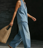 Ensemble en Denim Deux Pièces pour Femme | Idéal pour le Quotidien