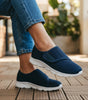 Basket Confort pour Pieds Larges en Maille Respirante pour Femme