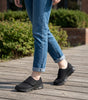 Basket Confort pour Pieds Larges en Maille Respirante pour Femme