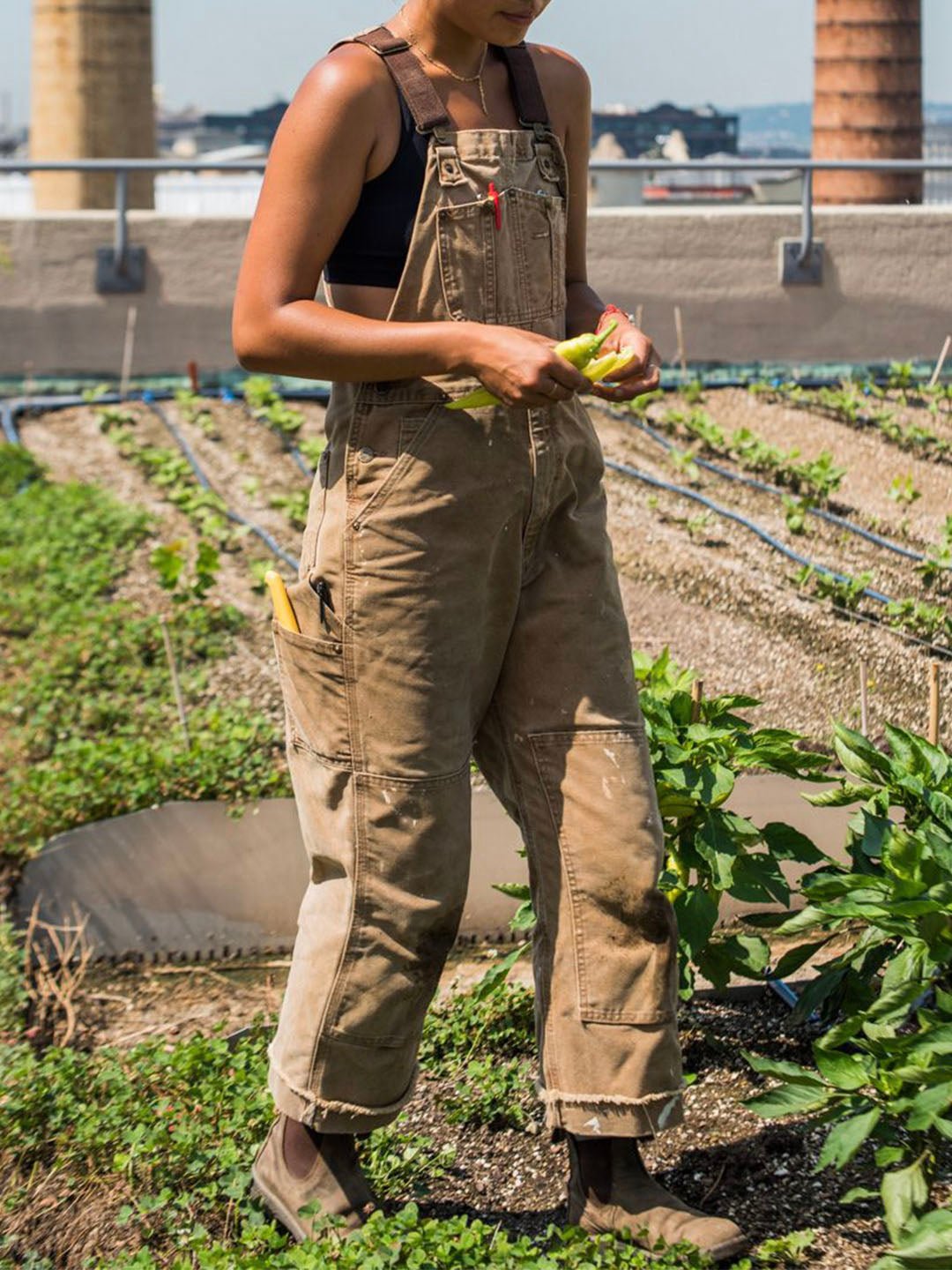 Overalls en coton pour femmes