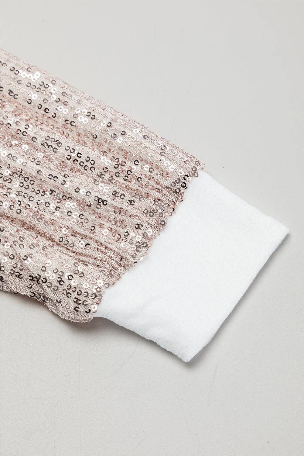 Robe Mini Éléguante à Manches Puff pour Femmes