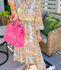 Robe Midi Imprimé Paisley pour Femmes