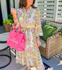 Robe Midi Imprimé Paisley pour Femmes