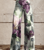 Pantalon à Jambe Large Imprimé pour Femmes - Emilia Lane