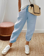Pantalon Décontracté en Lin pour Femme | Idéal pour l'Été - Emilia Lane