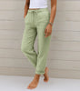 Pantalon large en coton et lin pour femmes - Emilia Lane