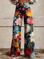Pantalon Large Imprimé Floral pour Femmes - Emilia Lane