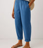 Pantalon Large Taille Haute en Coton et Lin pour Femmes - Emilia Lane
