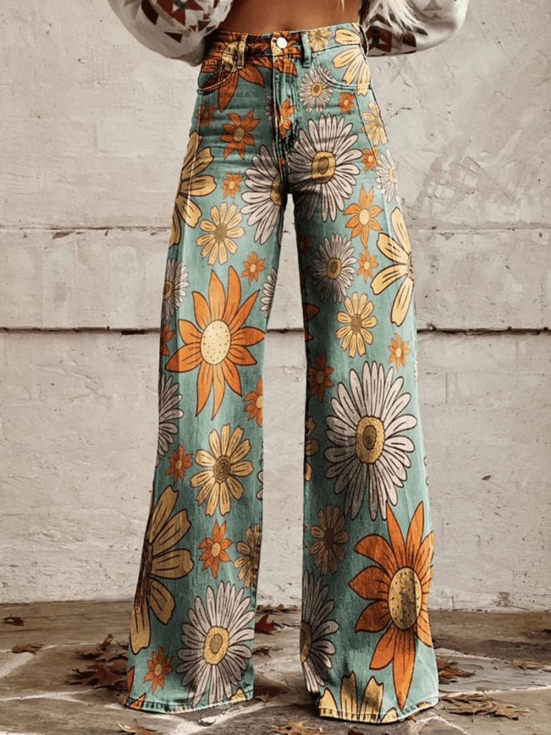 Pantalon Palazzo Floral pour Femmes - Emilia Lane
