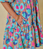 Robe Imprimé Léopard avec Volants pour Femmes