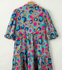Robe Imprimé Léopard avec Volants pour Femmes
