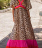 Robe Maxi Imprimé Léopard pour Femmes