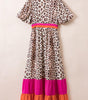 Robe Maxi Imprimé Léopard pour Femmes
