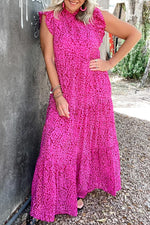 Robe Maxi Imprimé Panthère pour Femmes