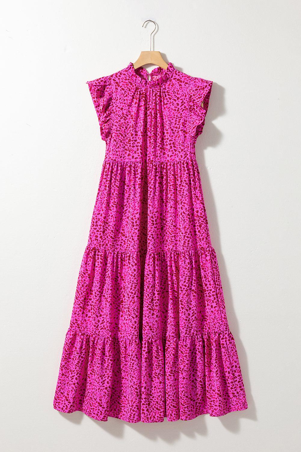 Robe Maxi Imprimé Panthère pour Femmes
