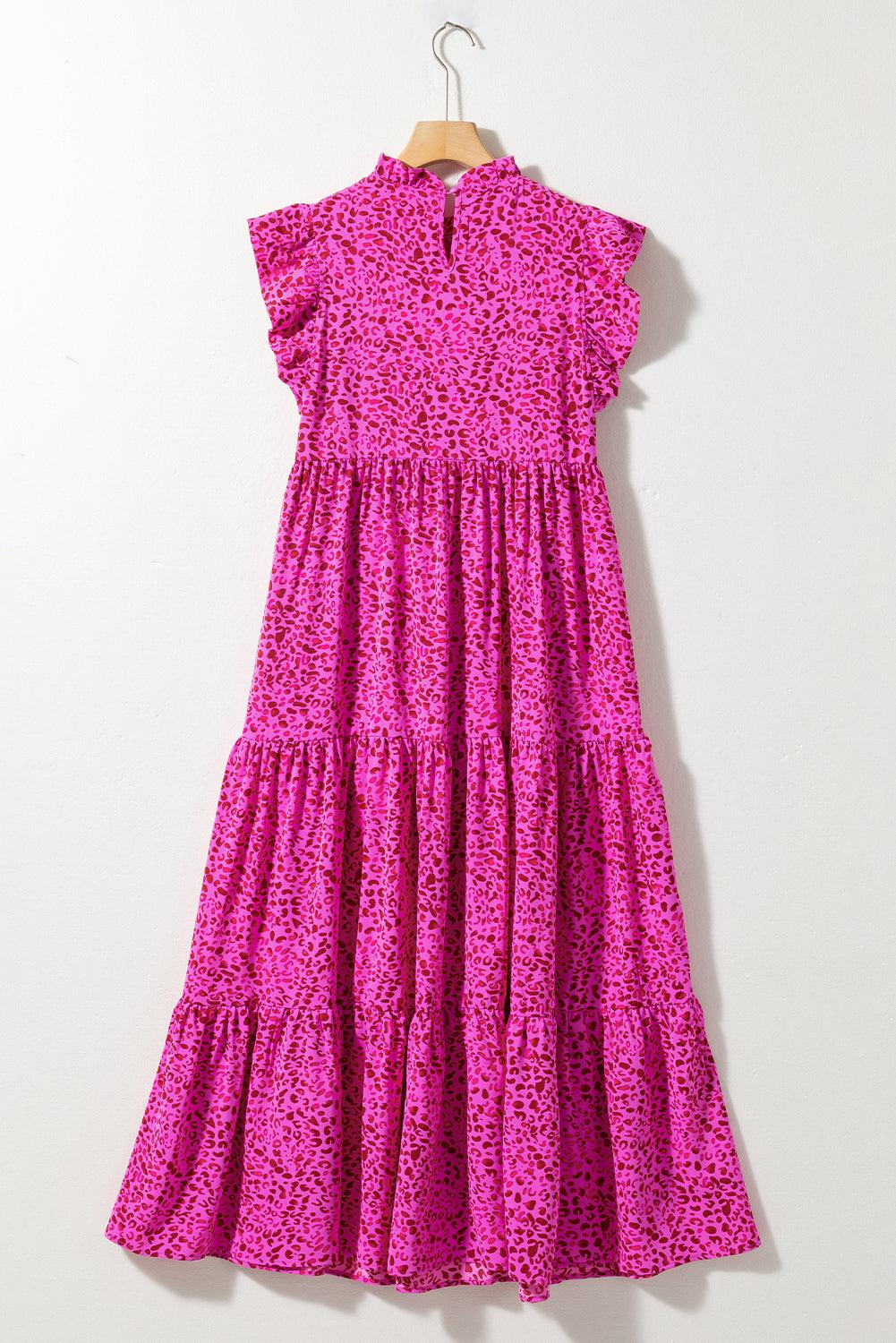 Robe Maxi Imprimé Panthère pour Femmes