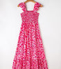 Robe Longue à Taille Haute Froncée pour Femmes