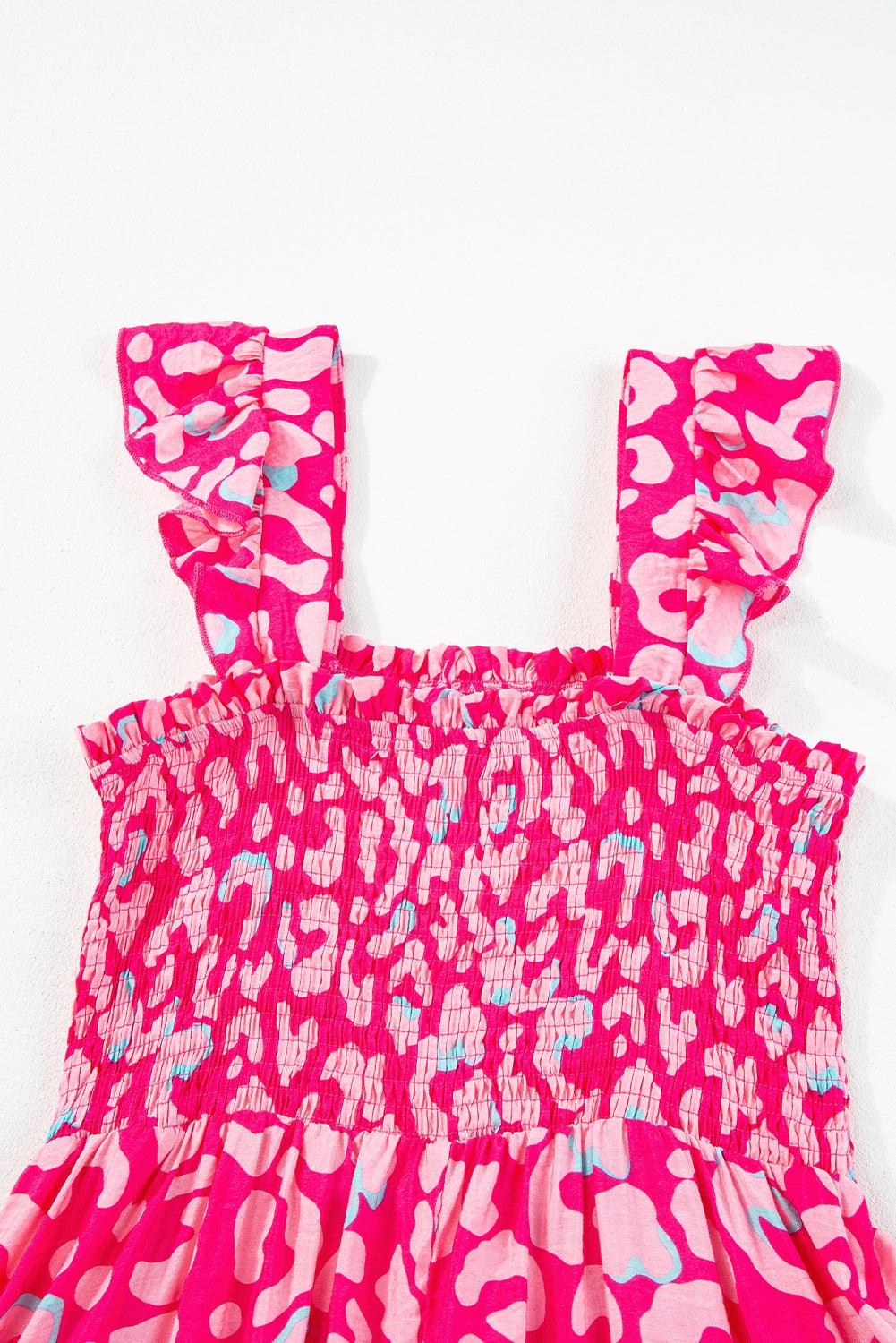 Robe Longue à Taille Haute Froncée pour Femmes