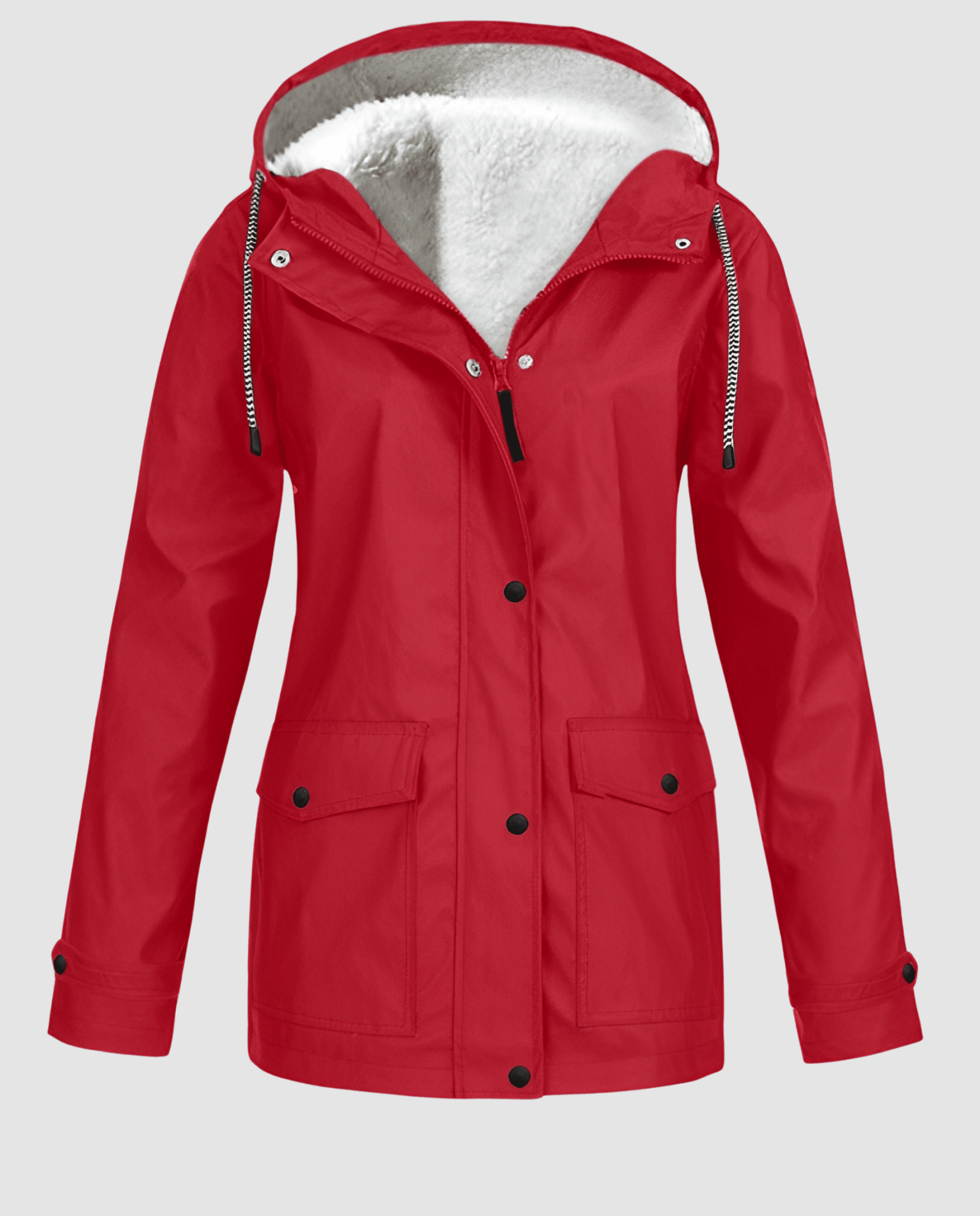 Parka Oversize à Capuche et Fausse Fourrure pour Femme - Emilia Lane