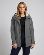 Parka Oversize à Capuche et Fausse Fourrure pour Femme - Emilia Lane